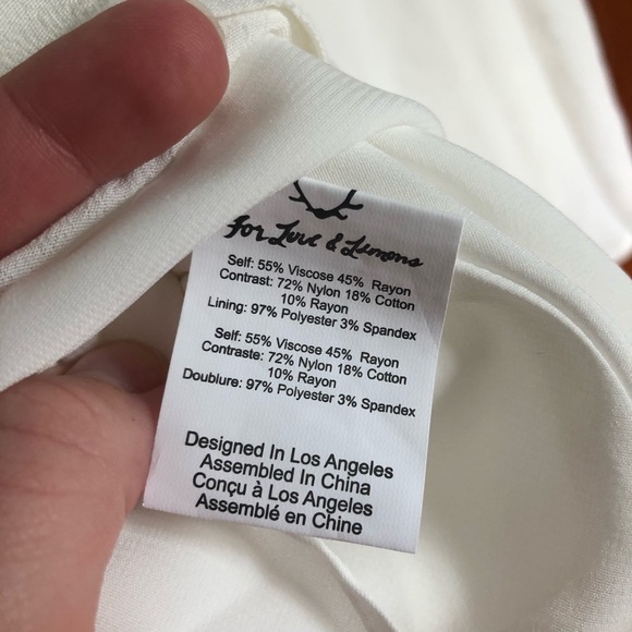 RARE FIND! FL&L White Lace Dress - Picture 5 of 6